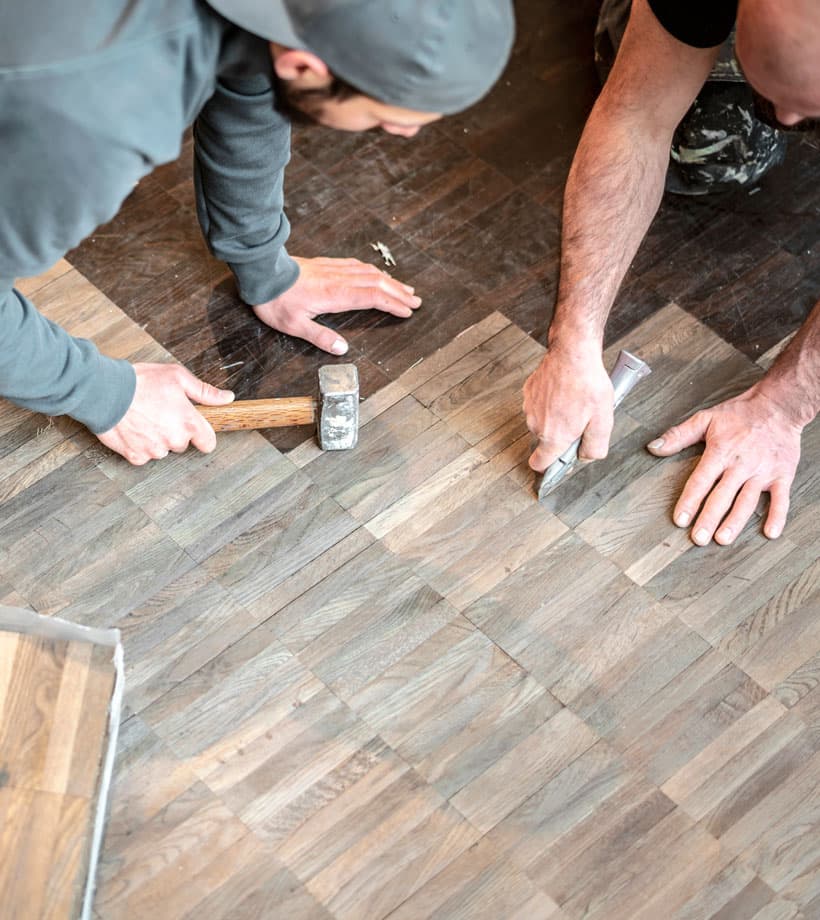 Alicatado y pavimentos en A Pobra do Caramiñal